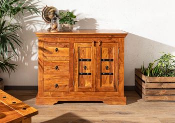 Kommode Akazie 106x50x85 honig lackiert OXFORD #0408