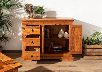 Kommode Akazie 106x50x85 honig lackiert OXFORD #0408