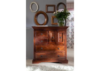 Kommode Akazie 87x50x87 nougat lackiert OXFORD #446