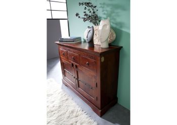Kommode Akazie 120x40x90 nougat lackiert OXFORD #531