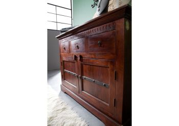 Kommode Akazie 120x40x90 nougat lackiert OXFORD #531