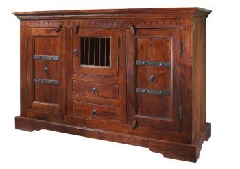 Kommode Akazie 130x50x85 nougat lackiert OXFORD #412