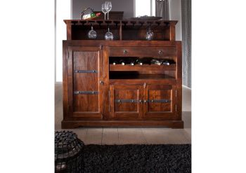 Bar Akazie 140x66x125 nougat lackiert OXFORD #903