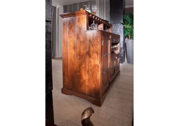 Bar Akazie 140x66x125 nougat lackiert OXFORD #903