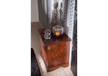 Nachttisch Akazie 52x40x54 nougat lackiert OXFORD #905