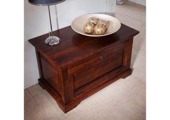 Truhe Akazie 85x50x50 nougat lackiert OXFORD #906