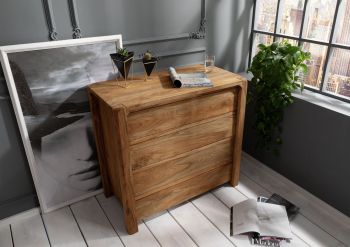 Kommode Sheesham 96x50x90 braun geölt BUENO #1004