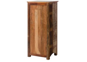Kommode Altholz 55x45x122 mehrfarbig lackiert NATURE OF SPIRIT #129