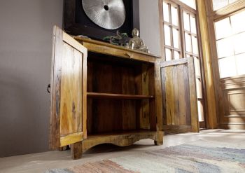 Kommode Altholz 90x40x85 mehrfarbig lackiert NATURE OF SPIRIT #19