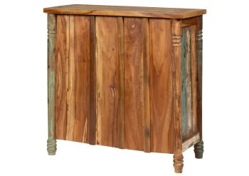 Kommode Altholz 90x42x88 mehrfarbig lackiert FABLE #32