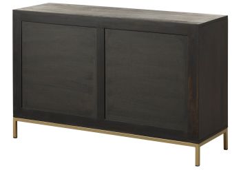 Sideboard Mango 122x40x77 grau geölt DIAMOND #109