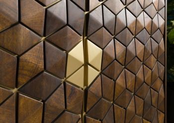 Sideboard Mango 98x40x77 braun geölt DIAMOND #208