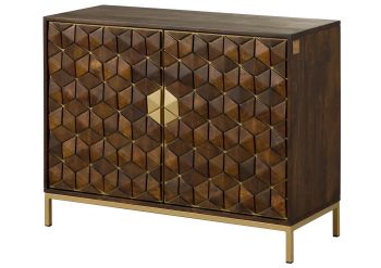 Sideboard Mango 98x40x77 braun geölt DIAMOND #208