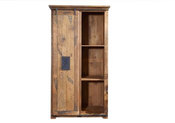 Schrank Mango 100x60x190 natur lackiert RAILWAY #116