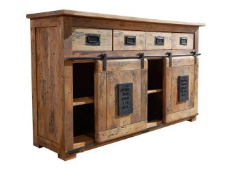 Sideboard Mango 150x45x90 natur lackiert RAILWAY #120