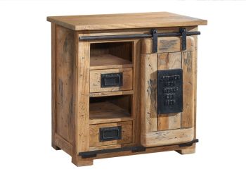 Kommode Mango 70x45x70 natur lackiert RAILWAY #123