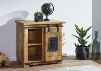 Kommode Mango 70x45x70 natur lackiert RAILWAY #124