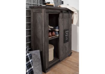 Kommode Mango 75x36x90 grau lackiert RAILWAY #253