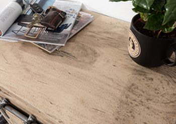 Kommode Mango 70x45x85 whitewash lackiert RAILWAY #311