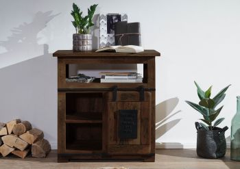 Kommode Mango 80x45x85 braun lackiert RAILWAY #410