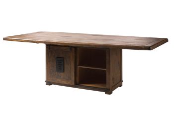 Esstisch Mango 240x100x76 braun lackiert RAILWAY #4014