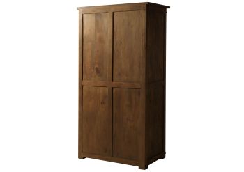 Schrank Mango 100x60x190 braun lackiert RAILWAY #416