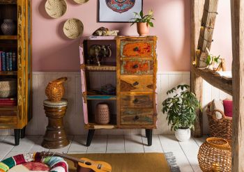 SIXTIES Kommode #105 Altholz