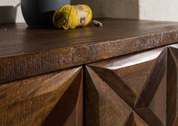Sideboard Mango 94x46x86 braun lackiert STILMÖBEL #125