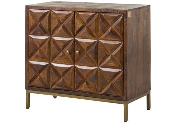 Sideboard Mango 94x46x86 braun lackiert STILMÖBEL #125