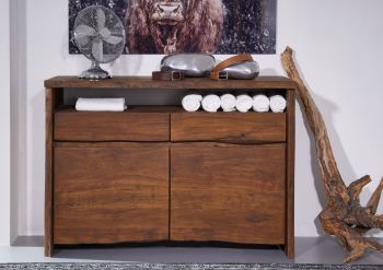 Sideboard Akazie 131x45x96 braun lackiert PURE ACACIA #203