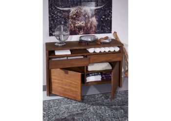 Sideboard Akazie 131x45x96 braun lackiert PURE ACACIA #203