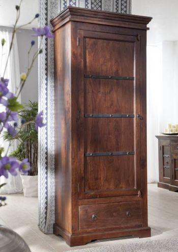 OXFORD Schrank Akazie 80x45x193 - Verschiedene Farben