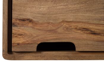 Hängeschrank Sheesham 50x35x65 natur sandgestrahlt MALMÖ 2 #275