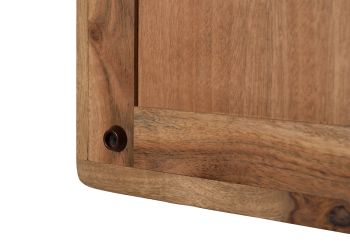 Hängeschrank Sheesham 50x35x65 natur sandgestrahlt MALMÖ 2 #275
