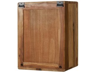 Hängeschrank Sheesham 50x35x65 natur sandgestrahlt MALMÖ 2 #275