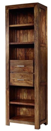 Regal Sheesham 60x40x200 life honey lackiert METRO LIFE #111