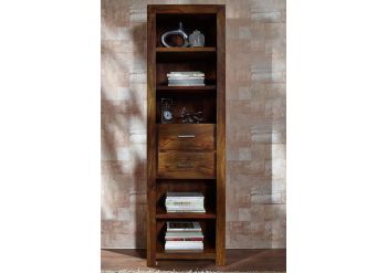 Regal Sheesham 60x40x200 life honey lackiert METRO LIFE #111