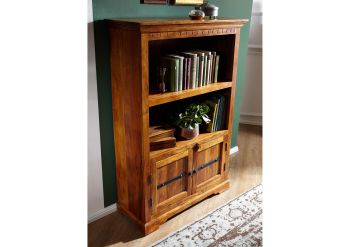 Regal Akazie 98x40x148 honig lackiert OXFORD #01006