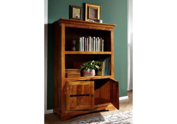 Regal Akazie 98x40x148 honig lackiert OXFORD #01006