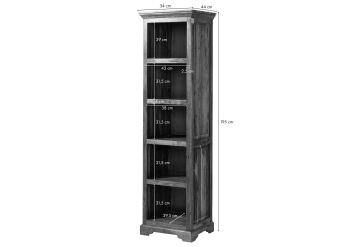 Regal Akazie 54x44x195 honig lackiert OXFORD #0441