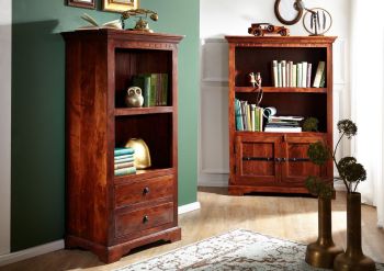 OXFORD Regal Akazie 68x44x140 - Verschiedene Farben
