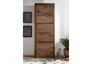 Dielenschrank Sheesham 70x37x200 smoked cherry gebeizt TORONTO #136