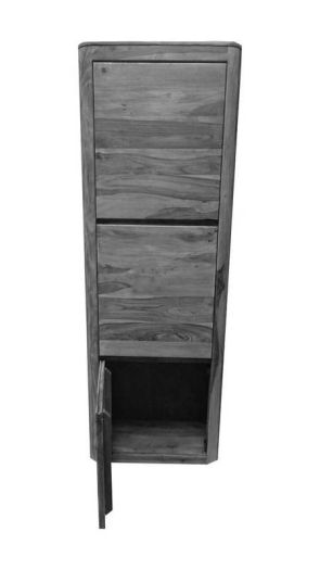 Dielenschrank Sheesham 70x37x200 smoked cherry gebeizt TORONTO #136
