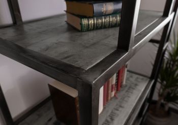 Regal Mango 100x40x202 grau lackiert HEAVY INDUSTRY #108