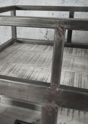 Regal Mango 180x50x106 grau lackiert HEAVY INDUSTRY #109