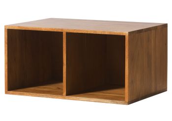 Würfelregal Akazie 60x40x30 natur lackiert MONTREAL #134