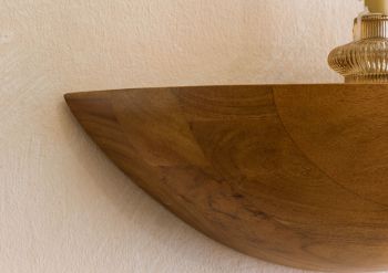 Wandregal Akazie 50x15x15 natur lackiert MONTREAL #138