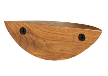 Wandregal Akazie 50x15x15 natur lackiert MONTREAL #138