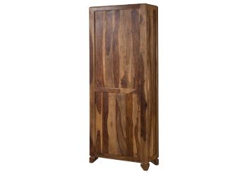 Standregal Sheesham 80x33x195 braun lackiert ANCONA #110