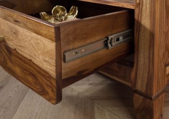 Standregal Sheesham 60x45x200 braun lackiert ANCONA #140